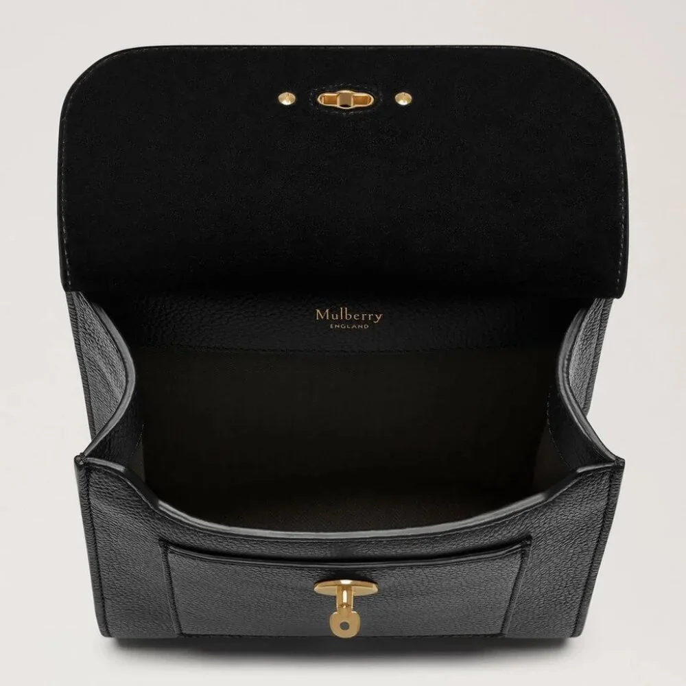 Mulberry Small Antony - Black Small Classic Grain - Picture 4 of 12